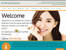Tablet Screenshot of drsalzmann.com